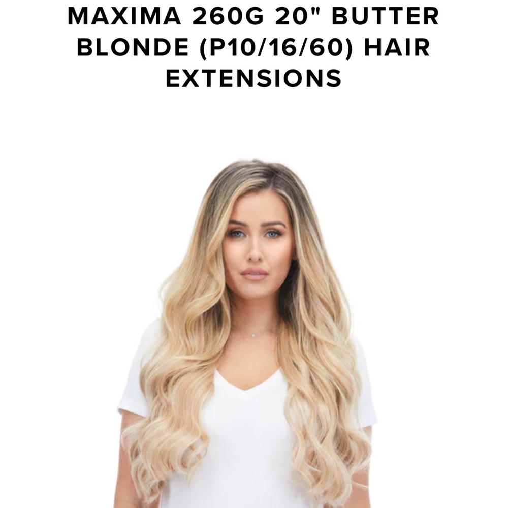 Bellami Maxima 260g 20 inch butter blonde extensions